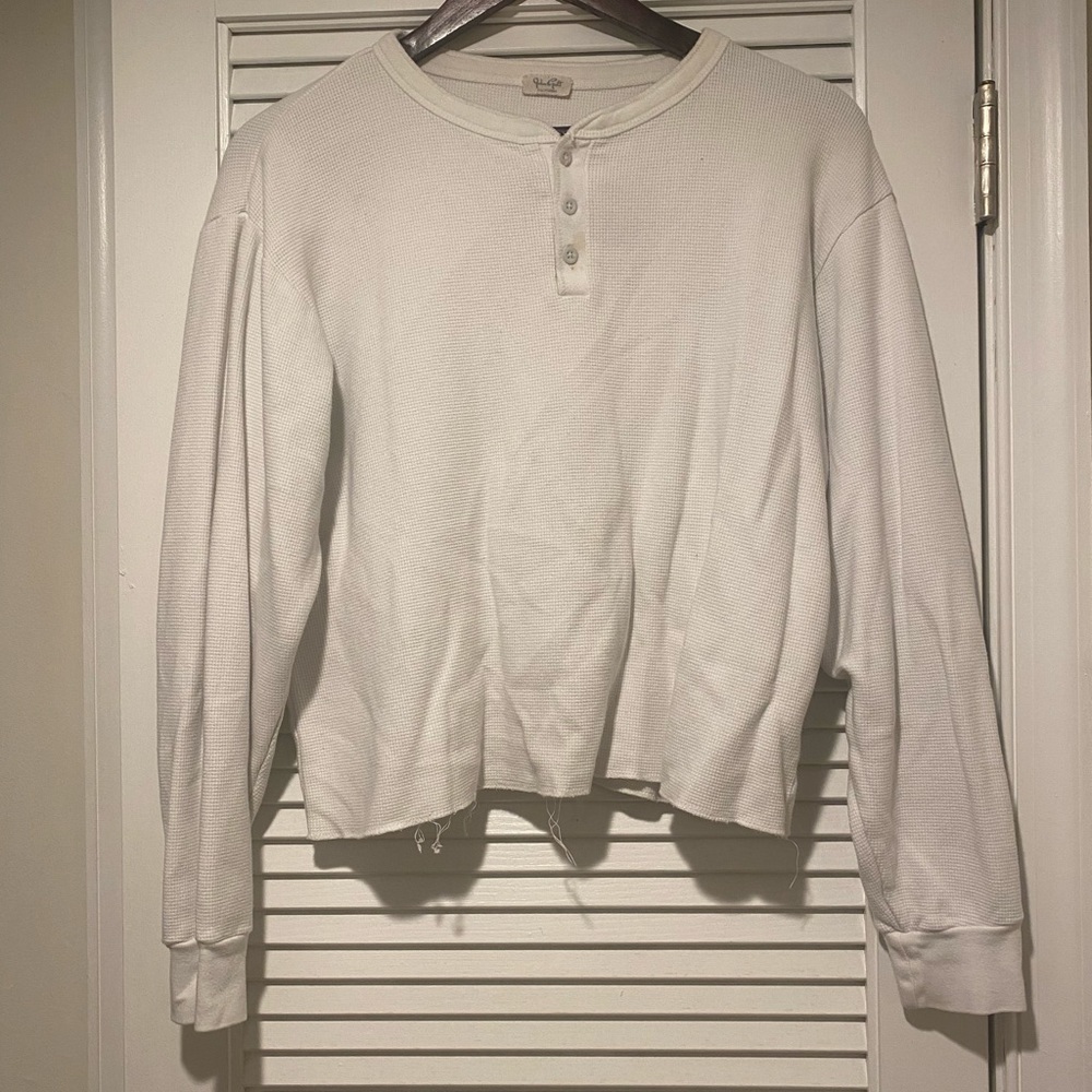 John Galt Waffle Pullover